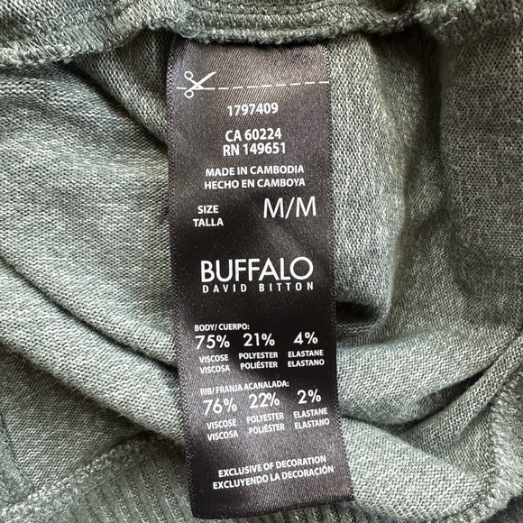 BUFFALO David Bitton Green V-Neck Women's Sweater, size M - Picture 5 of 5